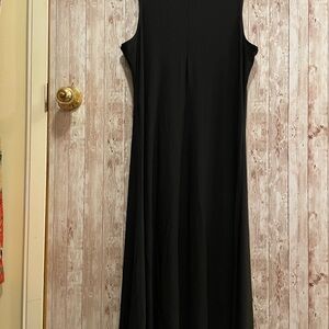 Attitudes by Renee Elegant Black Maxi Dress